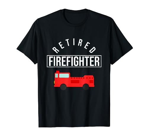 Funny Firefighter Tees - Camiseta gráfica de bombero jubilado Camiseta