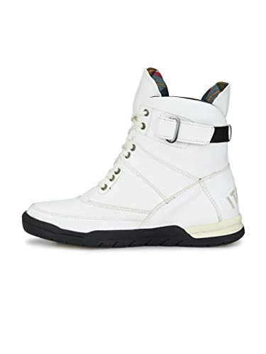 Image of Eego Italy Men's Premium High Top Boots (NR-6-White-11)
