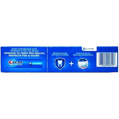 Crest Fluoride Cavity Protection Toothpaste 8.2 Ounce Regular Paste, Bulk Toothpaste, Prevents Cavities Before They Start (8 Pack)