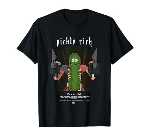 Pickle Rick I'm A Scientist Rick and Morty Merch T-Shirt
