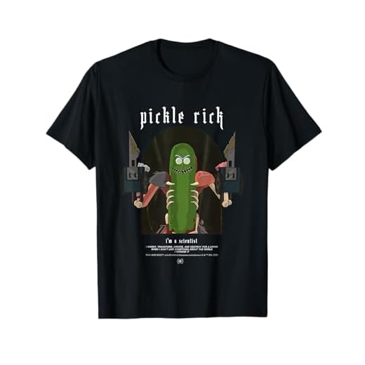 Pickle Rick Ich Bin EIN Wissenschaftler Rick and Morty Merch T-Shirt