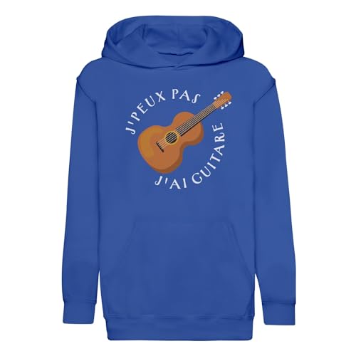 Sweat guitare rock enfant idéal pour les cours de musique et le quotidien