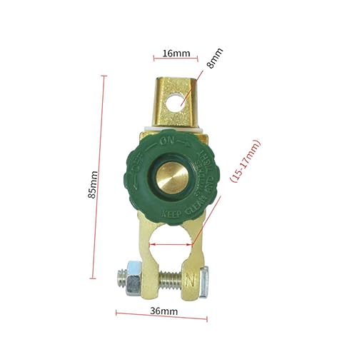 Wakauto Conector De Pós-Bateria Braçadeiras De Terminal De Bateria Braçadeira De Bateria De Carro Ki
