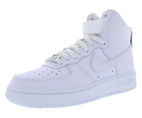 White Leather Nike WMNS Air Force 1 Hi REC