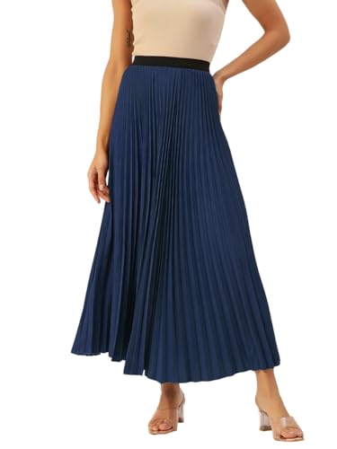 Image of OTABU | Women Accordian Pleat Maxi Flared Skirt