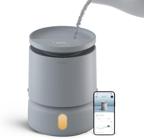 BLUEAIR Room Humidifier - DreamWell - 48Hr Top-Fill Mist-Free Inv...