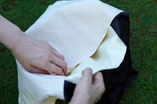 Bolso Tote de Lona Gruesa con Moño Estilo Coqueta miniatura 4