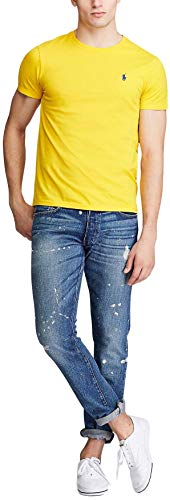 Image of Polo Ralph Lauren Mens Crew Neck T-Shirt (M, SlickerYellow)