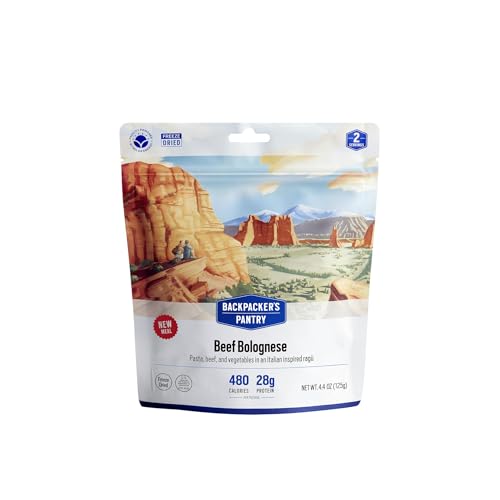 Backpacker's Pantry Beef Bolognese | Freeze Dried Backpacking & Camping Food, 1 Count
