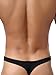 iKingsky Men's Thong Underwear Sexy Low Rise T-Back Under Panties (Small, Black-2 Pack)