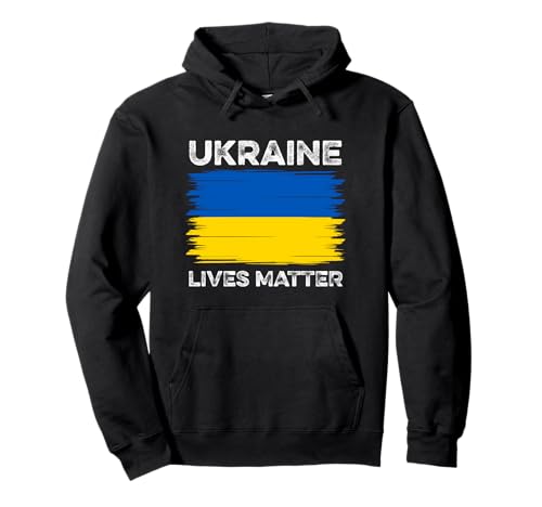 Las vidas ucranianas importan Libre Ucrania Paz Libertad Solidaridad Sudadera con Capucha