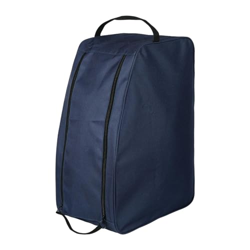 Bolsa para botas largas de tela Oxford impermeable con cremallera en azul marino