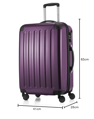 Hauptstadtkoffer - Maleta rígida con Cierre TSA, Color Berenjena/púrpura, Talla 74 litros, 65 x 41 x 26 cm