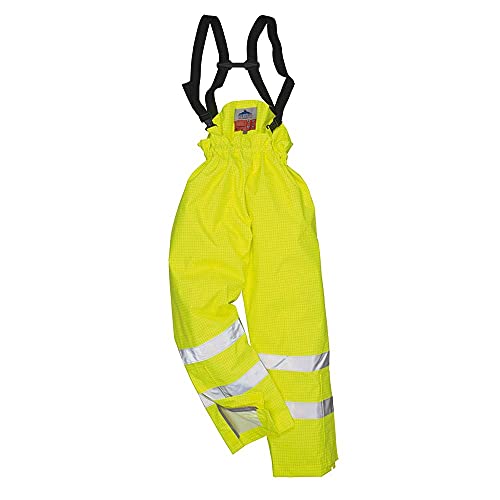 Pantalon ignifuge Portwest Bizflame Rain antistatique et doublé contre le froid