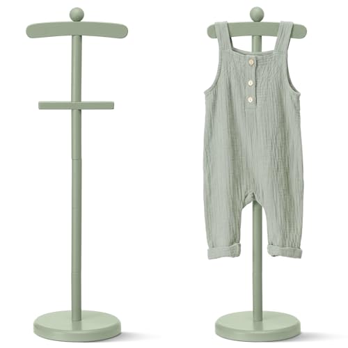 Bucherry Baby Clothes Display Baby Shower Clothes Stand Rack, Sage Green