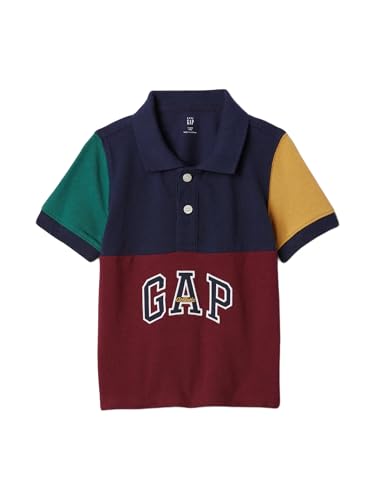 Image of Gap Boys' Short Sleeve Logo Polo Shirt
