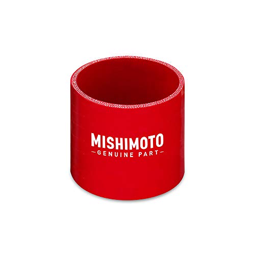 Image of Mishimoto 3 inch Straight Coupler, Red