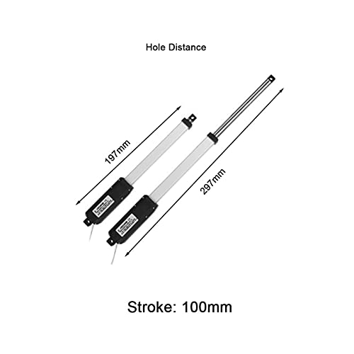 Solución de espacio con actuador lineal compacto de 12V y 125mm 6