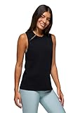 prAna Womens Everyday Tank, Black, Medium
