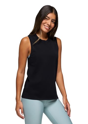prAna Womens Everyday Tank, Black, Medium
