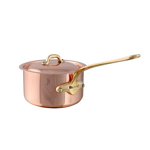 Mauviel M'Heritage 150 B 1.5mm Polished Copper & Stainless Steel Sauce Pan With...