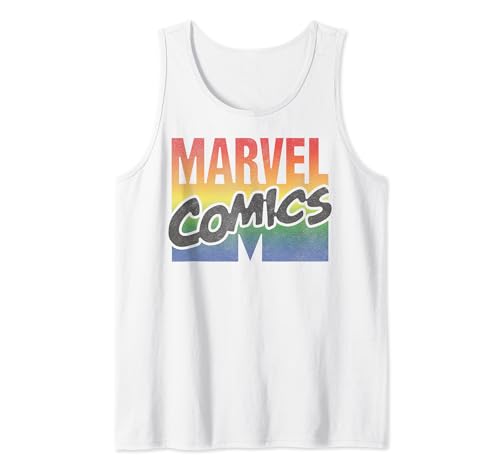 Débardeur Marvel Comics Rainbow Logo pour éviter la chaleur avec style