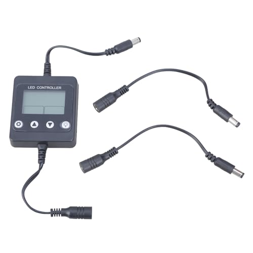 Aquarium-Lichtsteuerung mit automatischer Ein-/Aus-Funktion und Sonnenaufgang-Simulation, geeignet für verschiedene Beleuchtungsarten