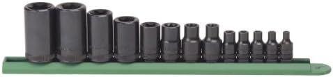 GEARWRENCH 13 Pc. 1/4", 3/8" & 1/2" Drive External Torx Socket Set - 80583