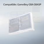4in1 Storage Box Protective Case for GameBoy GBA GBASP Game Cartridge Card (Transparent)