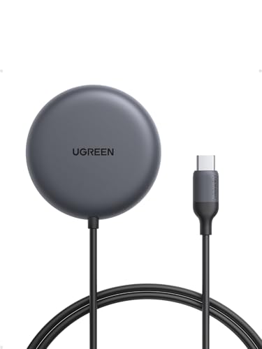 Miniatura 8 de UGREEN Zapix Cargador Inalámbrico Qi2 15W Certificado MagSafe (1 Pack) | Compatible con iPhone 17 16 15 14 13 12 Air Plus Pro Max AirPods 4 3 Pro 3 2 1, Carga Magnética Rápida, Cable 1,5 m