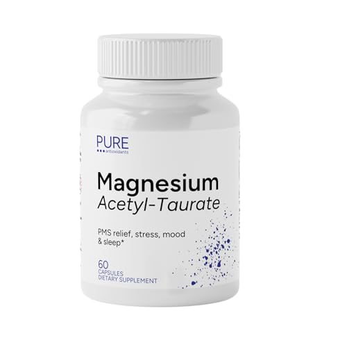 Magnesium Acetyl Taurate - 700mg - (ATA MG TauroMag) Magnesium Supplement - 60 Capsules