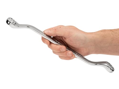 Image of TEKTON 7 /8 x 15 /16 Inch 45-Degree Offset Box End Wrench | WBE23322