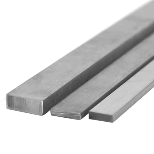 Image of GTHTUHFD 304 Stainless Steel Square Bar Plate Thickness 12Mm Length 100Mm 200Mm 300Mm 500Mm Solid Steel Plate/Strip, 1Pcs,One Color-12 * 12 * 500mm