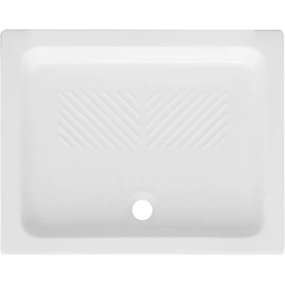 PIATTO DOCCIA RETTANGOLARE IN CERAMICA DIANFLEX cm 80 x 100 H 10