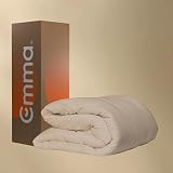 Emma Couette Nuage Tempérée 260x240 cm | Douce et Respirante | Thermorégulatrice et Lavable | Confort Toute l’Année | Microfibres Anti Allergènes pour Nuit Fraîche et Moelleuse | Hiver
