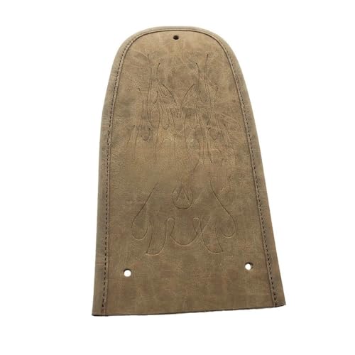 Cojín de cuero con llamas para moto Harley Touring 1997-2016 confort premium