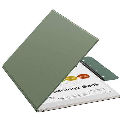MoKo Hülle für Remarkable Paper Pro 2024 11,8', leichte, ultradünne magnetische Hülle mit breitem Stiftschutzverschluss, automatischer Schlaf-/Wachmodus für Remarkable Pro 11,8', Seladon