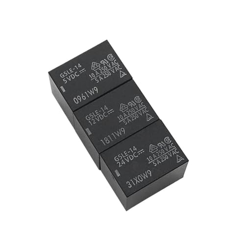 Relais de puissance G5LE-14-12VDC mini relais temporisé 5 broches DC12V 10A pour circuit imprimé