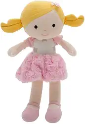 BONECA DE PANO MALU LOIRA LAVÁVEL ANTIALÉRGICA 38 CM