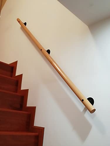 Main courante escalier en bois éco-responsable et résistant