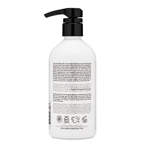 Clean Kids Naturally Tropical Orange Burst Shampoo, All-Natural, Gluten-Free, Vegan, And Cruelty-Free, Paraben-Free, 16 Oz (1 Bottle) #TOP1