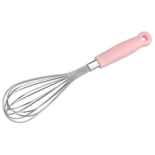 Kelisdi Batidor manual de acero inoxidable fácil de usar, herramienta de mezcla para cocinar con práctico batidor de huevos de acero inoxidable