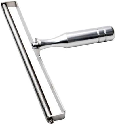 Stainless Steel Wire Bar Wet Film Applicator, 200mm Rod Coater for Varnishes, Glue, Paint & Ink, Handheld Ink Scraping Tool for Precision Coating