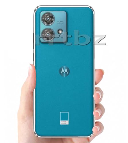 Image of Soft Silicone TPU Back Cover Compatible with Motorola Edge 40 Neo, Clear