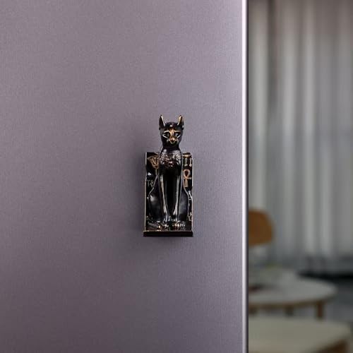 Imán Bastet Anubis gato 2 pack decorativo 3D miniatura 5