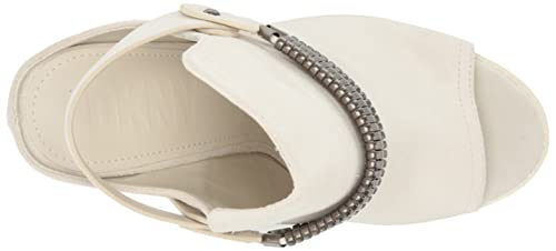 Dkny Women's Bina Peep Toe Slingback Sandal Heeled, Cream, 11 #TOP25