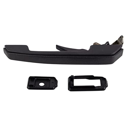 TRQ Door Handle Outside Black Front or Rear LH Left Driver Side for Volvo