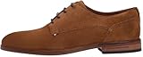 Tommy Hilfiger Hilfiger FM0FM05776 - Zapatos de Vestir de Ante para Hombre, Color marrón (Coconut Grove), Talla 10