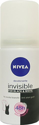24 x Nivea minisize Deo Mujer Spray invisible Black & White 35 ml