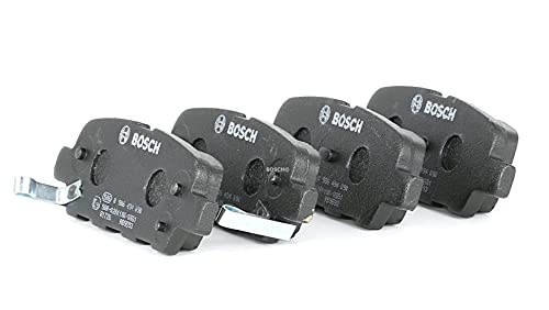 Bosch BP1000 - Pastiglie Freni Auto, Trasero - Calidad Bosch - Reducción de Ruido y Polvo - Certificación ECE-R90 - Sin Cobre - 1 Juego de 4 Pastillas